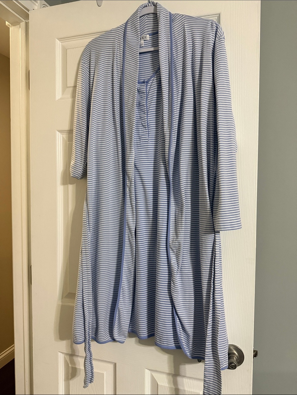 LAKE maternity pajama set with robe